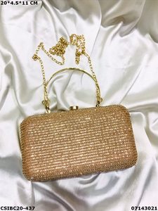 Handmade Designer Craftstages International Evening <b>Clutch</b> Bag Elegant Elephant Embroidery Bridal Design for Special Occasions - Product Image 2