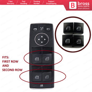 BDP109-1 Maître Fenêtre Commutateur Bouton Couverture Cap Set 2049055402 Pour C W204 E W212 A207 C207 - Product Image 5