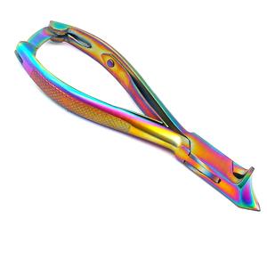 Professional 4-Inch Straight Double Spring Metal Nail Cutter with Wide Jaw Opening Grooved Handles Manicure Tool for Fingers - Product Image 5