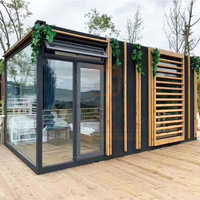 Maison de conteneur de chambre à coucher à faible coût Maisons préfabriquées de luxe imperméables personnalisées