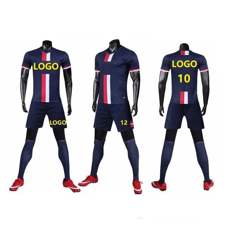 Vedo Fußball Jersey Dropshipping Individuelles Logo Polyester Fußball T Shirt Uniform Kits Blank Fußball Jersey für Erwachsene und Kinder