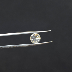 สีขาว D สีรอบตัด VVS1 Moissanite หินหลวมพลอยสังเคราะห์เพชรที่มีใบรับรอง GRA 6.5มิลลิเมตร1.0กะรัต - Product Image 1