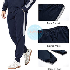 Ensemble de jogging à capuche pour hommes de haute qualité avec logo de marque personnalisé, survêtements de sport en molleton 100 % polyester, vente en gros - Product Image 4