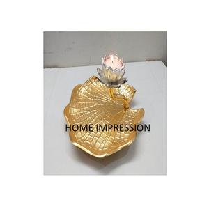 Bol de service décoratif pour fruits secs de créateur élégant Bols en forme de matériau métallique Bols à noix en métal doré Bols faits à la main en or de créateur - Product Image 6