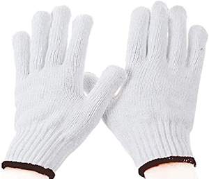 Canleo Gants de travail professionnels épais de sécurité en coton blanc 100% industriel avec logo OEM personnalisé personnalisable de haute qualité - Product Image 4