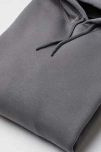 Sudadera con capucha de alta calidad para hombre, prenda deportiva de algodón 100% con logotipo personalizado, color gris, nueva tecnología, venta al por mayor - Product Image 4