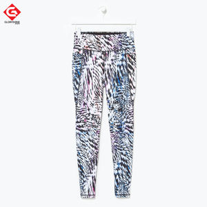 Venta al por mayor ropa de fitness para ropa de gimnasio Pantalones deportivos de cintura alta mallas de entrenamiento mujeres Fitness gimnasio mallas de yoga sin costuras - Product Image 4