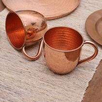 Pure <b>Copper</b> Cup Handmade Moscow <b>Copper</b> Mule Mug <b>Gift</b> Set of Four Pcs for Handmade Polished Piece - Product Image 5