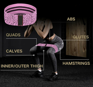 Cinta de resistencia para Fitness y Pilates, Kit de barra de ejercicios con cinta de tonificación de pies ajustable, palo de Yoga portátil, color rosa y morado, cubierta OEM - Product Image 4