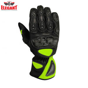 Gants de course personnalisés Gants de moto en cuir Protection confortable des mains Gants de course de moto Logo personnalisé - Product Image 4