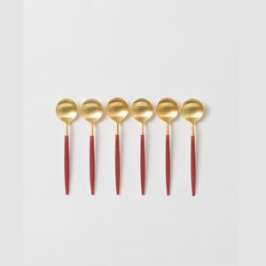 Juego de cubiertos de acero inoxidable color dorado para servir y comer, juego de cubiertos de primera calidad. - Product Image 5