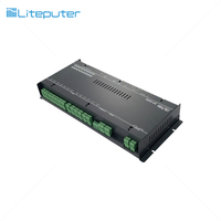Sistema de Control de Gestión de Habitaciones de Hotel Liteputer DP-E800, Protocolo DMX-512/EDX, Red TCP/IP, Alimentación AC100-240V, 450x60x195mm
