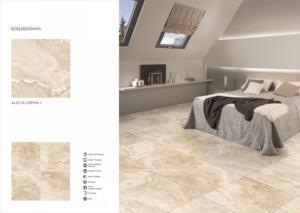 โรงงานวิสตาร์ ลดราคา กระเบื้องปูพื้นคุณภาพดี ขนาด 2x2 ซม. ราคาสำหรับร้านอาหาร ลาย Atenia สีขาว ขนาด 60x60 ซม. GVT PGVT พอร์ซเลน - Product Image 4