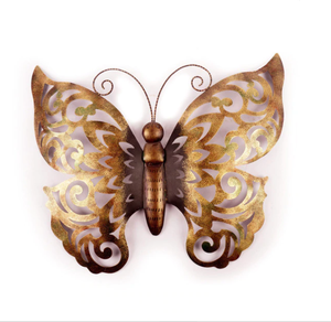 Design personnalisé Premium Qualité Cuivre Métal Bronze Papillon Art Mural Fabricant Indien Usine - Product Image 3