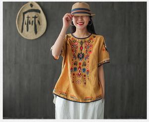 ชุดเดรสใส่ประจำวันสำหรับผู้หญิง,ชุดเดรสใส่อยู่บ้านพร้อมงานปักลายเสื้อแขนสั้นสุดหรูเสื้อคลุมลำลอง - Product Image 4