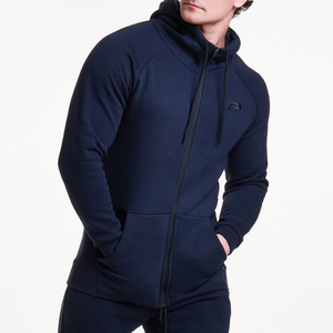 Venta al por mayor de chándales de entrenamiento de los hombres personalizados gimnasio Fitness pulóver Sudadera con capucha Joggers 100% algodón de talla grande para el entrenamiento al aire libre de invierno - Product Image 5