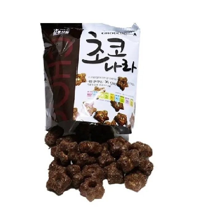 Crispy and sweet Chocolate snack made in Korea yummy delicious good taste small size for children snack