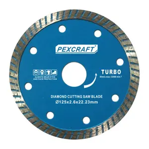 4.5" 5" Circular Saw Blade Turbo Diamond Saw Blades for Cutting stone Concrete Tile Marble Granite