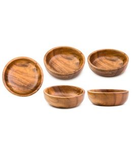 Acacia <b>Wood</b> <b>Salad</b> <b>Bowl</b> with Pineapple Shape Servers Solid Hardwood <b>Salad</b> Wooden <b>Bowl</b> With Spoon for Fruits <b>Salads</b> - Product Image 2