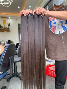 Extensiones de Cabello Vietnamitas Liso Extremo Sedoso y Suave con Puntas Gruesas Súper Dobles de Colores Mezclados - Product Image 2