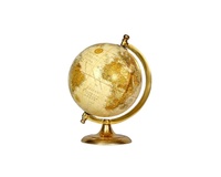 Support métallique Antique, Globe du monde métallique, décoration de maison, bureau rotatif en plastique, carte du monde, pour usage éducatif