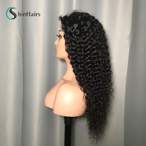 Perruque frontale pour femmes noires, livraison gratuite, prix en gros, ondulé profond, couleur brun miel 1b, cuticule non traité, - Product Image 4