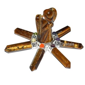 ซื้อออนไลน์ Tiger Eye Angel Energy เครื่องกำเนิดไฟฟ้า Chakra Cabs: tiger Eye Angel Energy เครื่องกำเนิดไฟฟ้า Chakra Cabs สำหรับขาย - Product Image 1