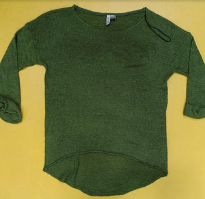 เสื้อผ้าแบรนด์เนมส่วนเกินสำหรับผู้หญิง แขนยาว คอกลม สไตล์ลำลอง ชุดฤดูใบไม้ร่วง เสื้อสเวตเตอร์ สต็อกล็อตจากบังกลาเทศ - Product Image 1