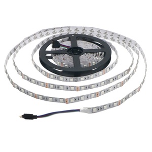 Flexível <span class=keywords><strong>LED</strong></span> Strip Light 5050 RGB Interior IP20 SMD DC12V 60Leds/m para TV Lâmpada de Retroiluminação e Jardim Fita <span class=keywords><strong>LED</strong></span> - Product Image 4