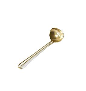 Cuillère en aluminium en laiton pour café, taille personnalisée, cuillère à café, accessoires, outils cuillère à soupe et prix bas 1 pièce - Product Image 1