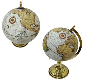 Globo del mundo náutico, globo de mesa decorativo con acabado de latón para regalos de oficina o artículos para entusiastas de la geografía - Product Image 5