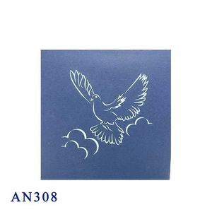 Chim Bồ Câu 3D <span class=keywords><strong>Pop</strong></span> <span class=keywords><strong>Up</strong></span> Thẻ Laser Cắt Bán Buôn Kirigami Handmade <span class=keywords><strong>Bird</strong></span> Lời Chúc Mừng Giấy 3D Bán Chạy Nhất Quà Tặng & Thủ Công Mỹ Nghệ Origamic - Product Image 6