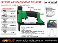 APLUS 14/16LNR Pistolet à Air Pneumatique Long Nez Arrière Échappement Double Trigger Bas Chargement 14 Type