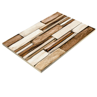 Carreaux muraux en céramique de bonne qualité, 300x450mm, matériel d'extérieur aspect pierre colorée, finition brillante