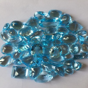 อัญมณีที่ได้รับการรับรองจากบุษราคัมสีฟ้าเกรด AAA สำหรับเครื่องประดับอัญมณี - Product Image 2