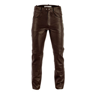 Pantalon de moto en cuir de vachette véritable pour homme, imperméable, respirant, séchage rapide, léger, design OEM, boutonné, vente en gros - Product Image 5