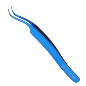 Pinzas azules para pestañas, en forma de serpiente, Etiqueta Privada, pinzas de extensión de pestañas, novedad - Product Image 3