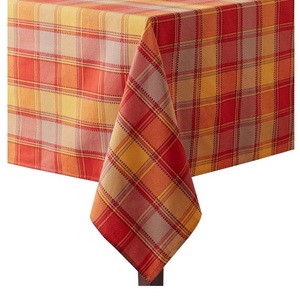 Mantel de algodón con estampado de corazón, tejido de algodón orgánico con certificado GOTS, color rojo y blanco - Product Image 3