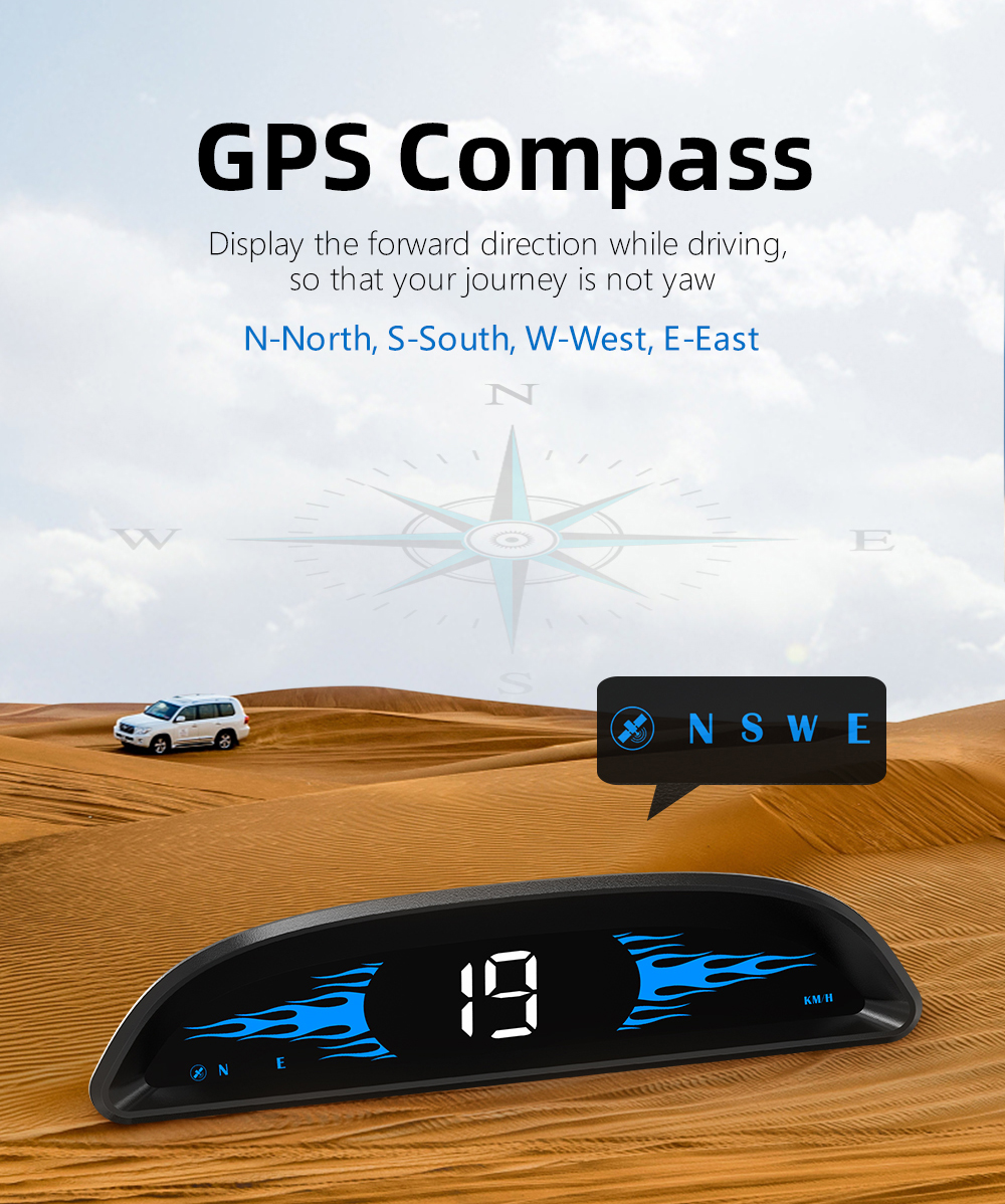 GPS Speedometers Head Up Display G2 model Car HUD Display