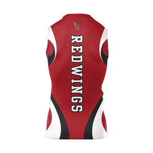 Conjuntos de Uniformes de Baloncesto de Tela Transpirable y Cómoda, Talla Personalizada, Fabricante Profesional, Cuello en V Corto Estampado, Cierre de Botones - Product Image 5
