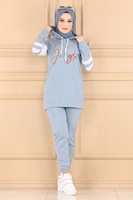 TrendsbyCp Factory Vente en gros Ensembles de jogging pour femmes musulmanes, unis, décontractés, amples, élégants, tendance et respirants