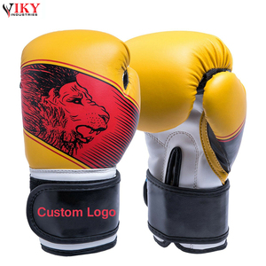 Gants de boxe en cuir synthétique de haute qualité, design en cuir PU véritable, créez vos propres gants de boxe - Product Image 2