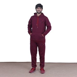 Conjunto de chándal de invierno para hombre al por mayor, chándal 100% de algodón con Sudadera con capucha y pantalones de chándal, estilo Streetwear - Product Image 1