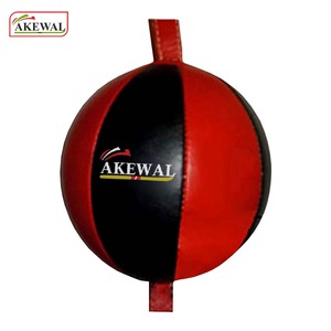 Balles de frappe à double extrémité de qualité professionnelle en cuir 100% avec logo personnalisé disponible en stock à vendre - Product Image 5