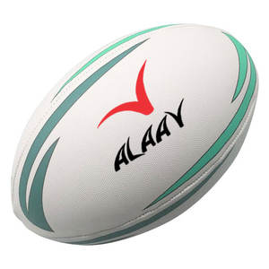Produit d'entraînement de haute qualité pour le rugby football en cuir PVC imprimé avec logo personnalisé - Product Image 1