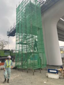 Steel construction ringlock scaffolding system accessories verticals poles - Product Image 2