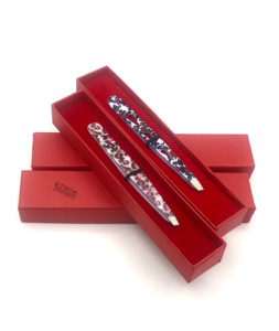 Revestimiento de papel con estampado de tigre de flores profesional, pinzas de extensión de cejas de acero inoxidable, Punta plateada, logotipo personalizado, instrumento de belleza - Product Image 1