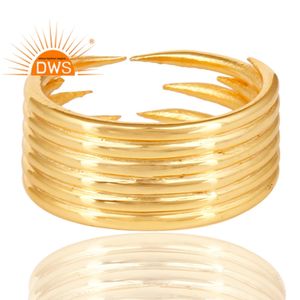 แหวนเงินแท้ชุบทองคุณภาพสูง ปี 2026 สำหรับผู้หญิง ผู้ผลิตเครื่องประดับเงิน - Product Image 3