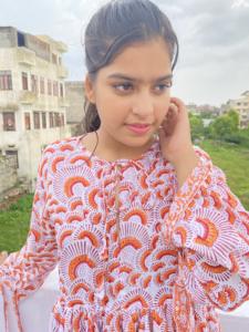 Femmes élégant à manches longues imprimé fleuri Maxi robe décontracté Vintage 100% coton taille naturelle avec ceintures lavable en gros - Product Image 3