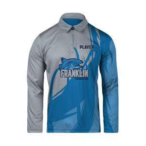 เสื้อตกปลาแขนยาว UP50 Plus Size ระบายอากาศ กันลม ต้านเชื้อแบคทีเรีย แห้งเร็ว กันน้ำ ปรับแต่งได้ 100% ขายส่ง - Product Image 1